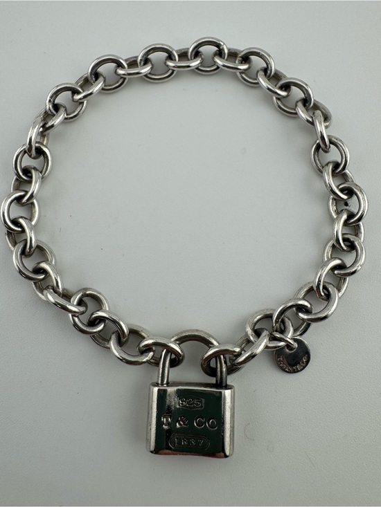 Tiffany & Co. Jewelry - Tiffany and Company 1837 Padlock Charm Bracelet Sterling Silver